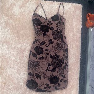 Lavender floral dress worn once